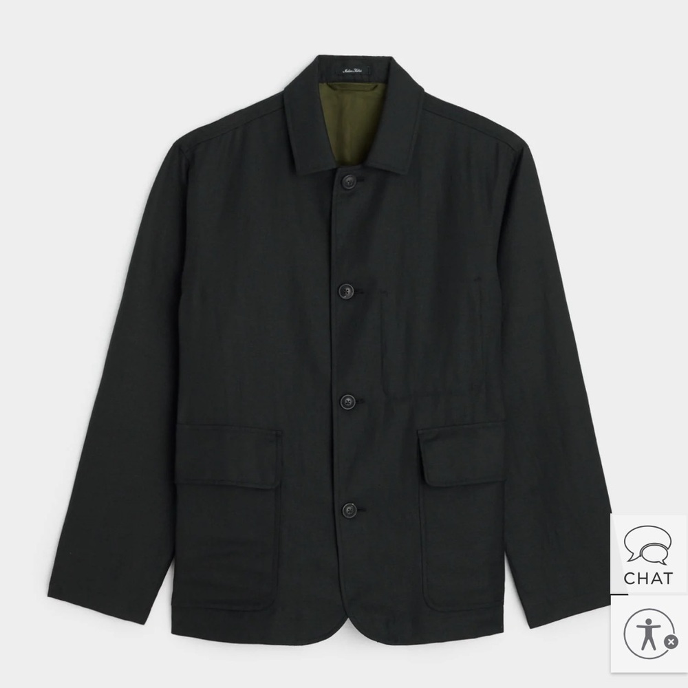 Todd Snyder Wool-Linen Walking Jacket, Size M